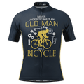 Men's Never Underestimate an Old Man Short Sleeve Cycling Jersey
