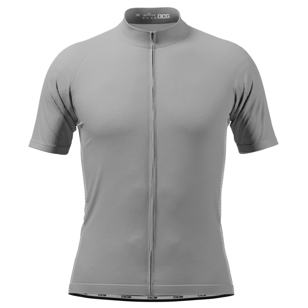 Men's OCG Plain Color Block Short Sleeve Cycling Jersey