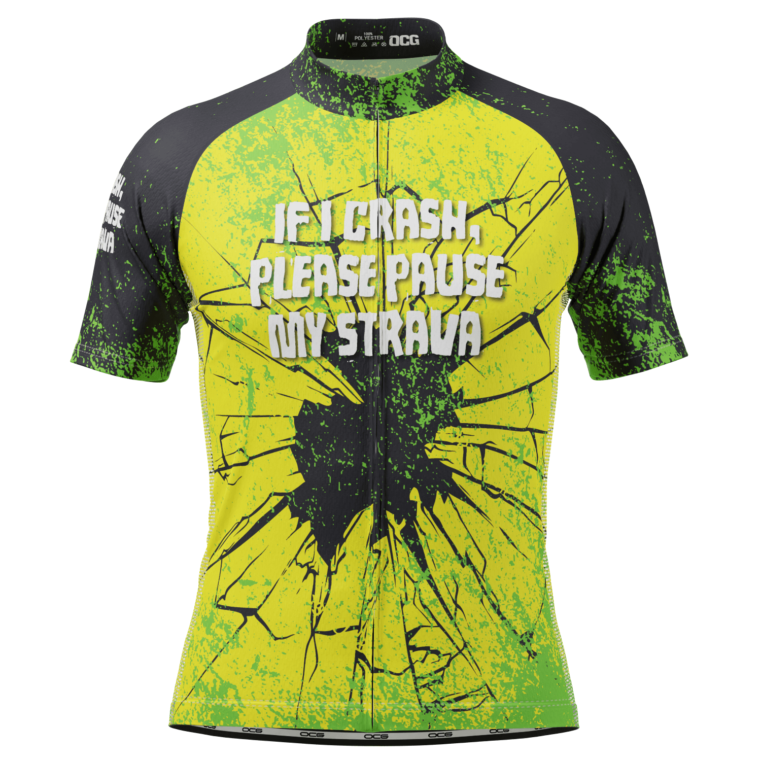 Men's Pause My Strava Short Sleeve Cycling Jersey