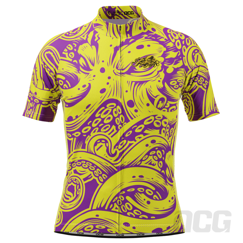 Men's The Ink Octopus Short Sleeve Cycling Jersey