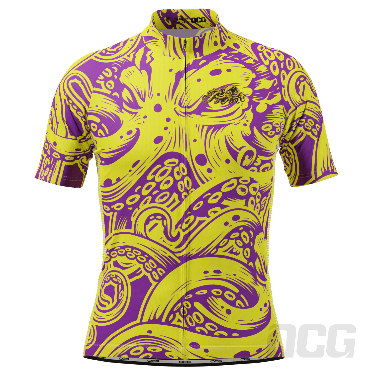 Men's The Ink Octopus Short Sleeve Cycling Jersey