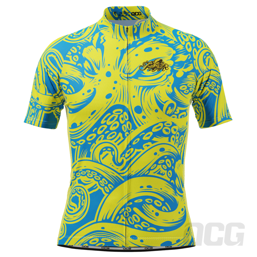 Men's The Ink Octopus Short Sleeve Cycling Jersey