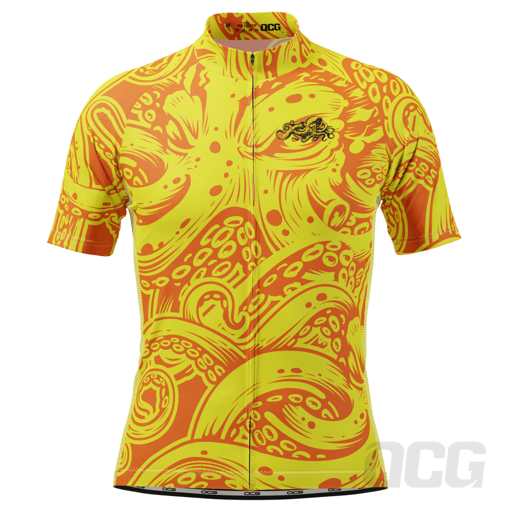 Men's The Ink Octopus Short Sleeve Cycling Jersey