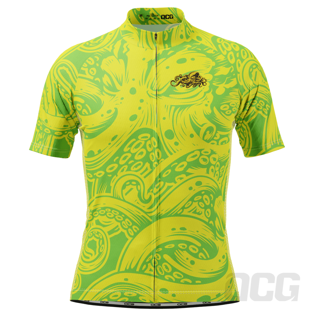 Men's The Ink Octopus Short Sleeve Cycling Jersey