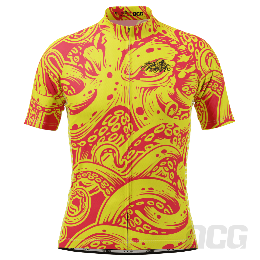 Men's The Ink Octopus Short Sleeve Cycling Jersey
