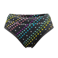 Women's Rainbow Star Gel Padded Cycling Underwear-Briefs