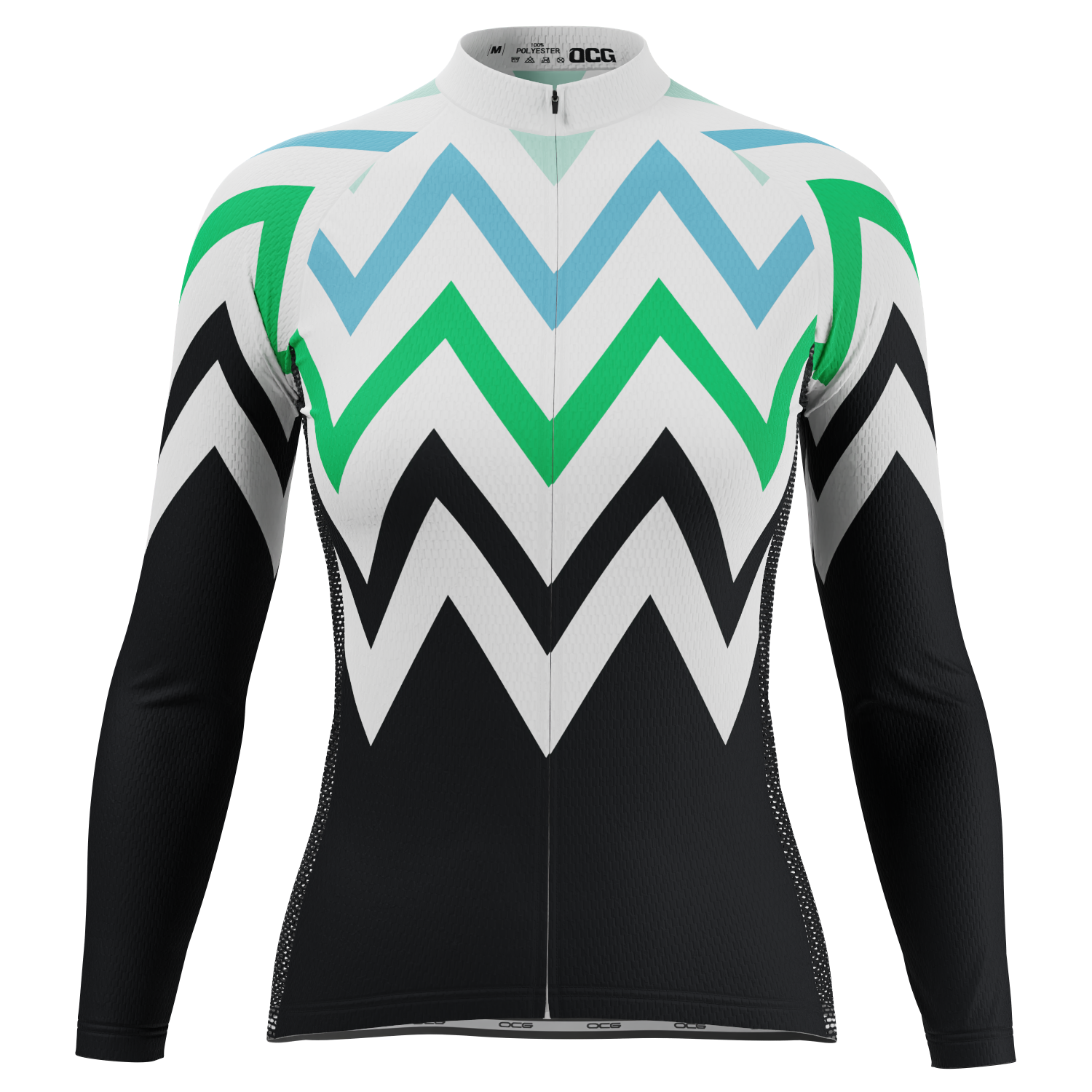 Women's Zigzag Mountain Long Sleeve Cycling Jersey