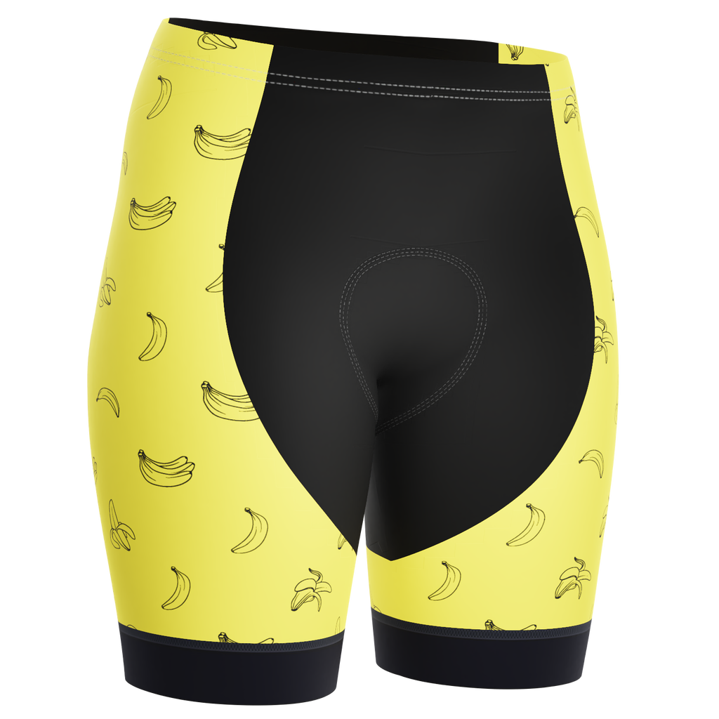 Women's Must Be Bananas Gel Padded Cycling Shorts