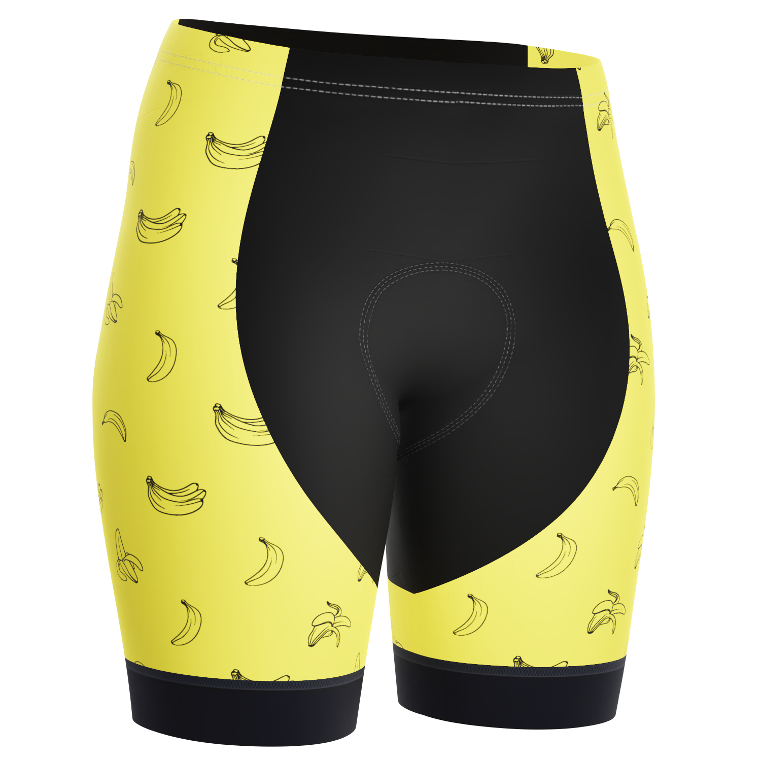 Women's Must Be Bananas Gel Padded Cycling Shorts