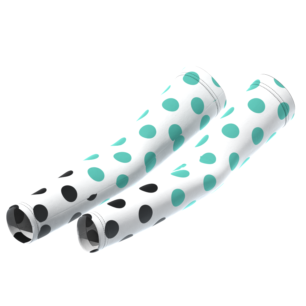 Women's Polka Dots Quick Dry Cycling Arm-Warmers