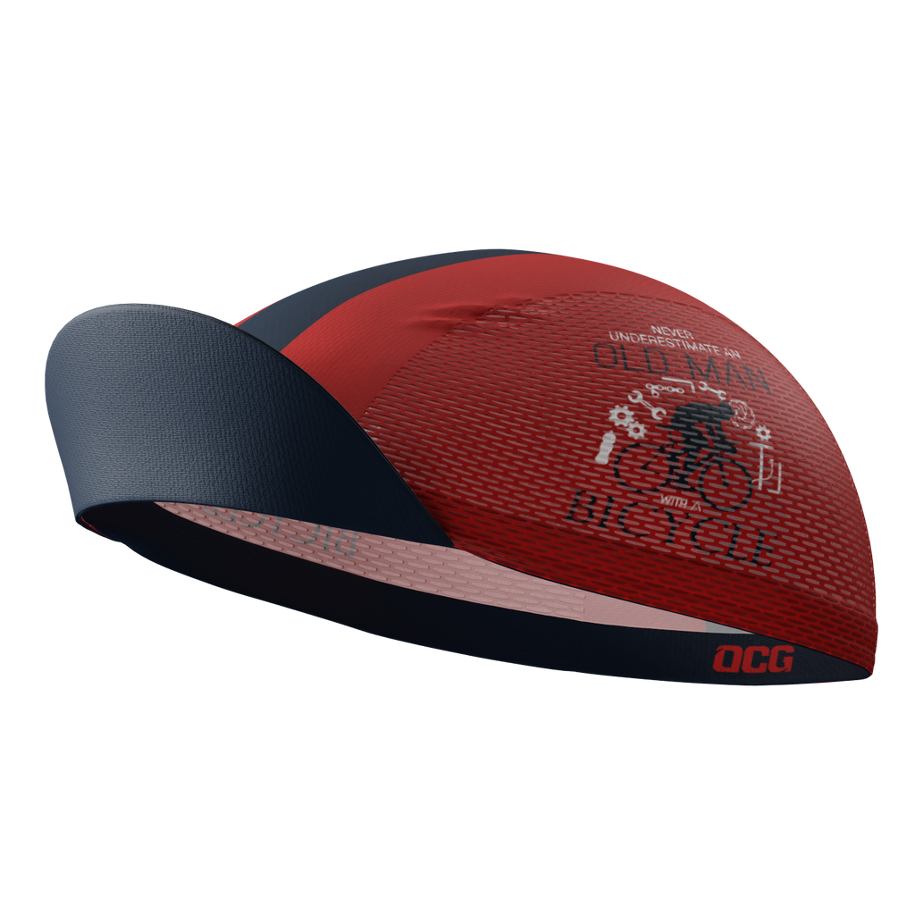 Unisex Never Underestimate an Old Man Quick Dry Cycling Cap