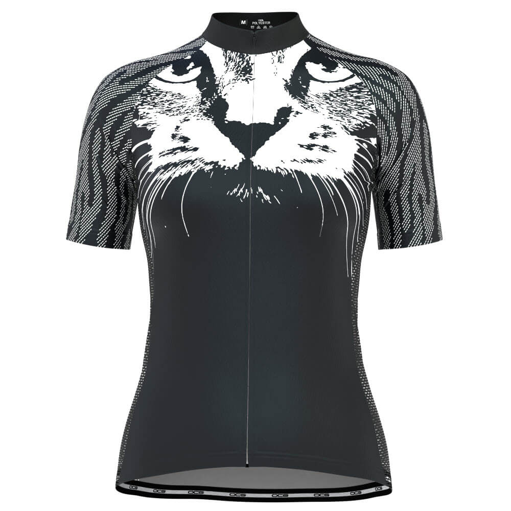 Women's Cat & Whiskers Short Sleeve Cycling Jersey