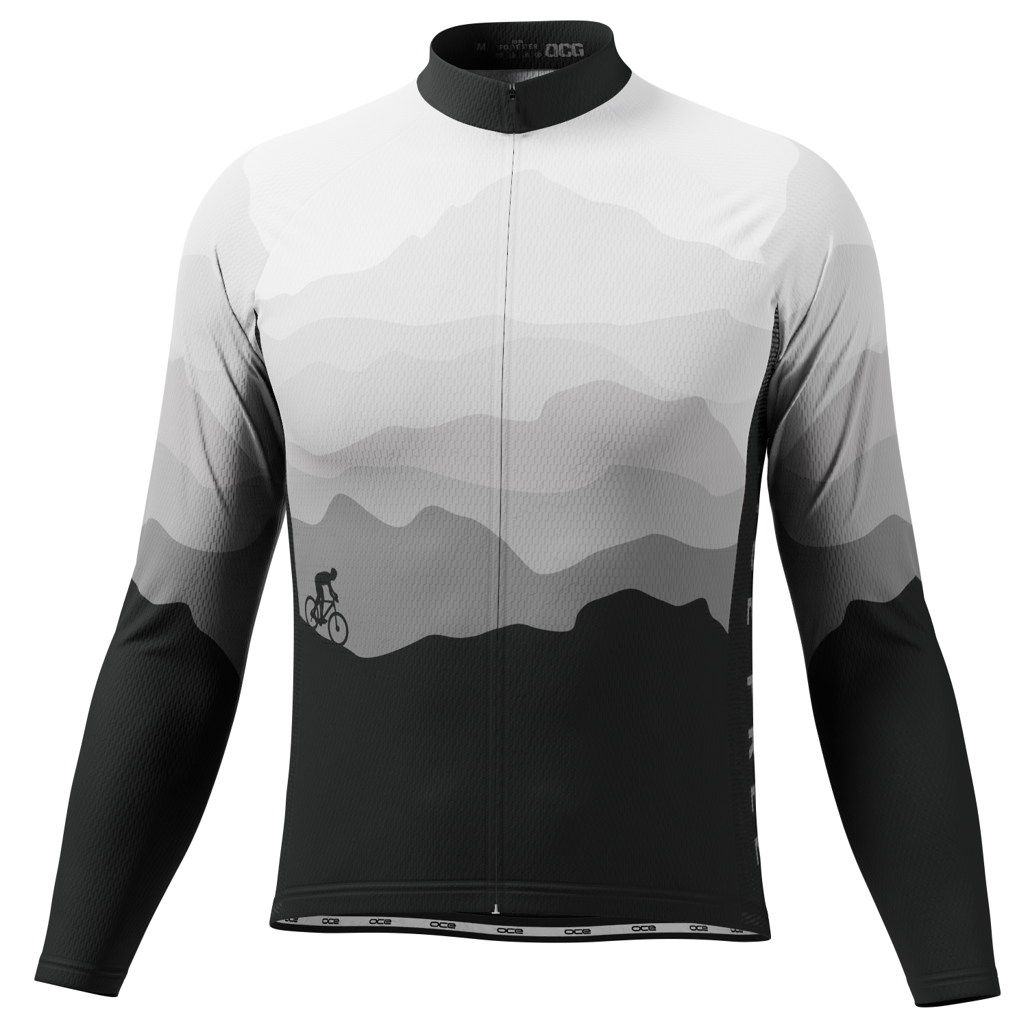 Men's Ride Free Sunset Long Sleeve Cycling Jersey
