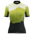 Women's Ride Free Sunset Short Sleeve Cycling Jersey