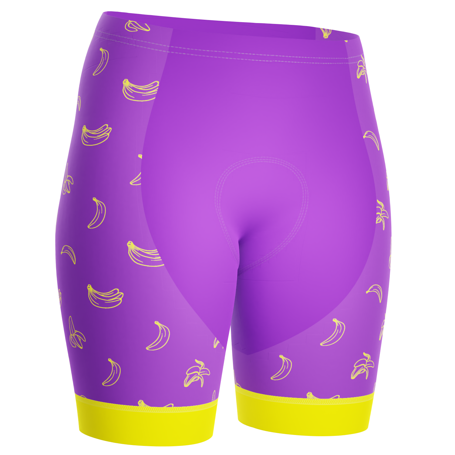 Women's Must Be Bananas Gel Padded Cycling Shorts