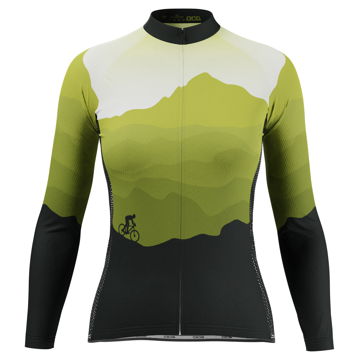 Women's Ride Free Sunset Long Sleeve Cycling Jersey