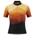 Men's Ride Free Sunset Short Sleeve Cycling Jersey