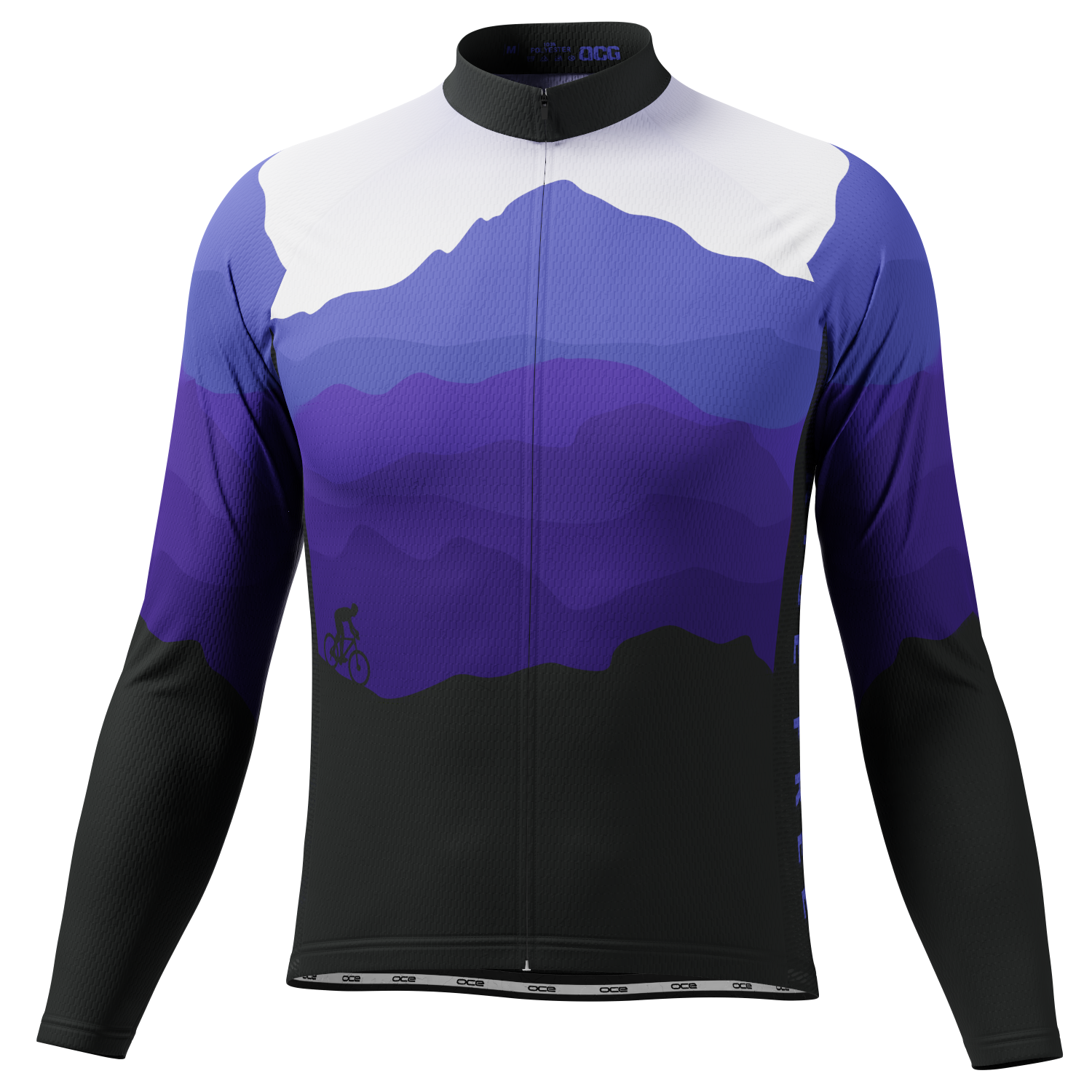 Men's Ride Free Sunset Long Sleeve Cycling Jersey