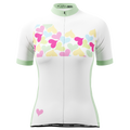 Women's Love Hearts Short Sleeve Cycling Jersey