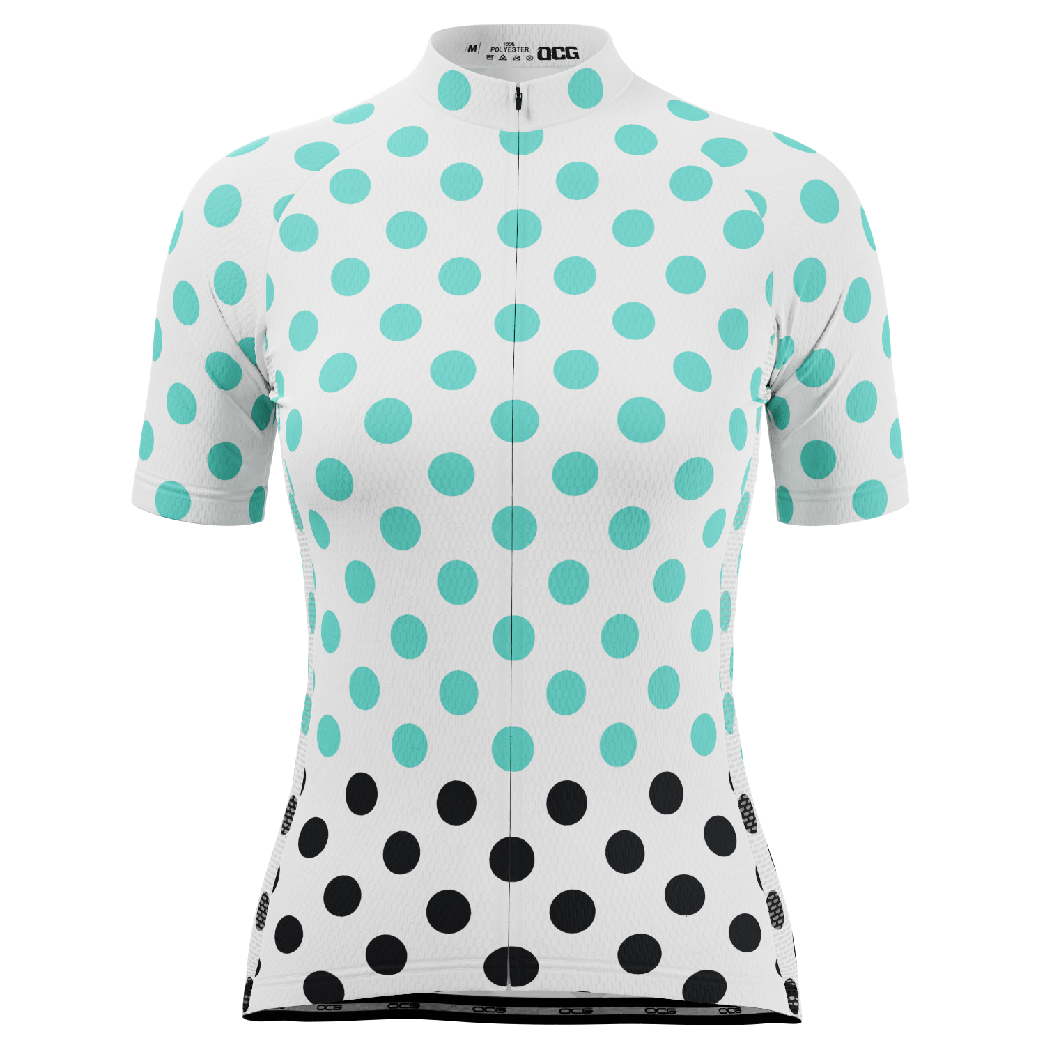 Women's Polka Dots Short Sleeve Cycling Jersey