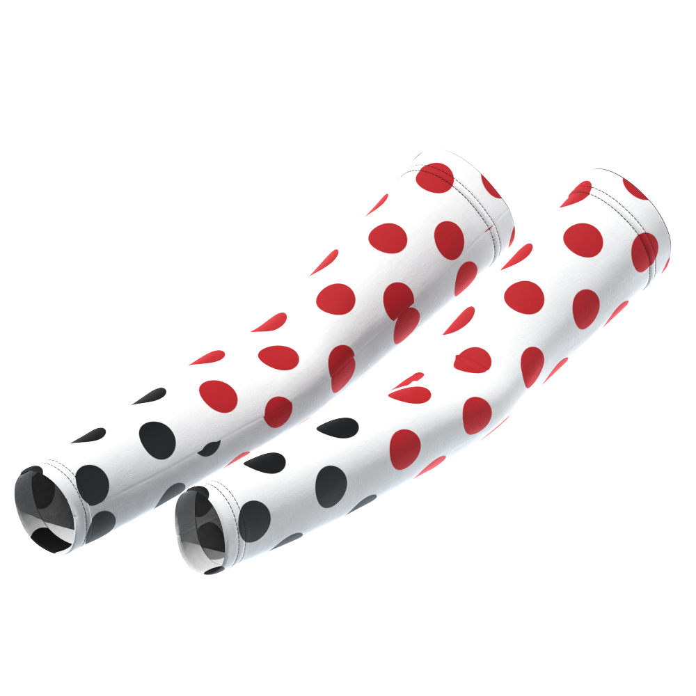 Women's Polka Dots Quick Dry Cycling Arm-Warmers