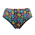 Women's Skulls Gel Padded Cycling Underwear-Briefs