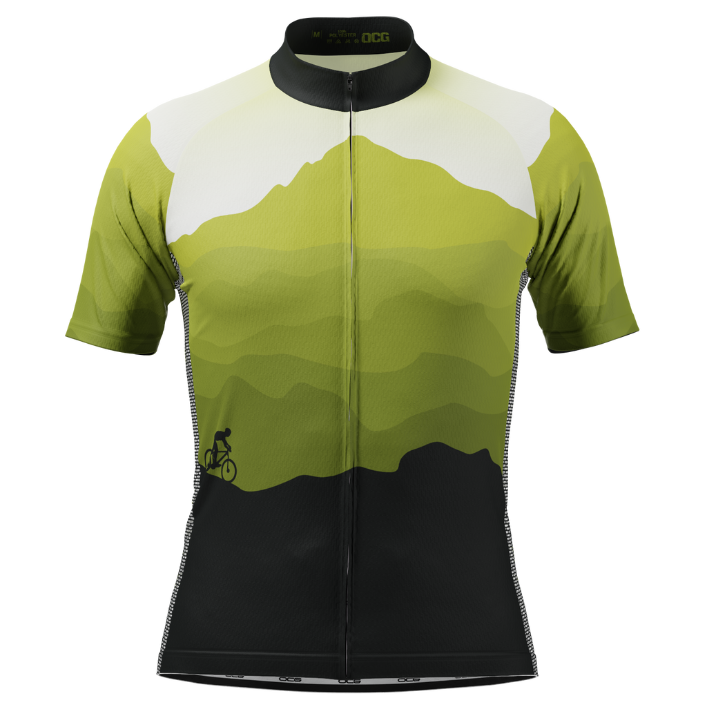 Men's Ride Free Sunset Short Sleeve Cycling Jersey