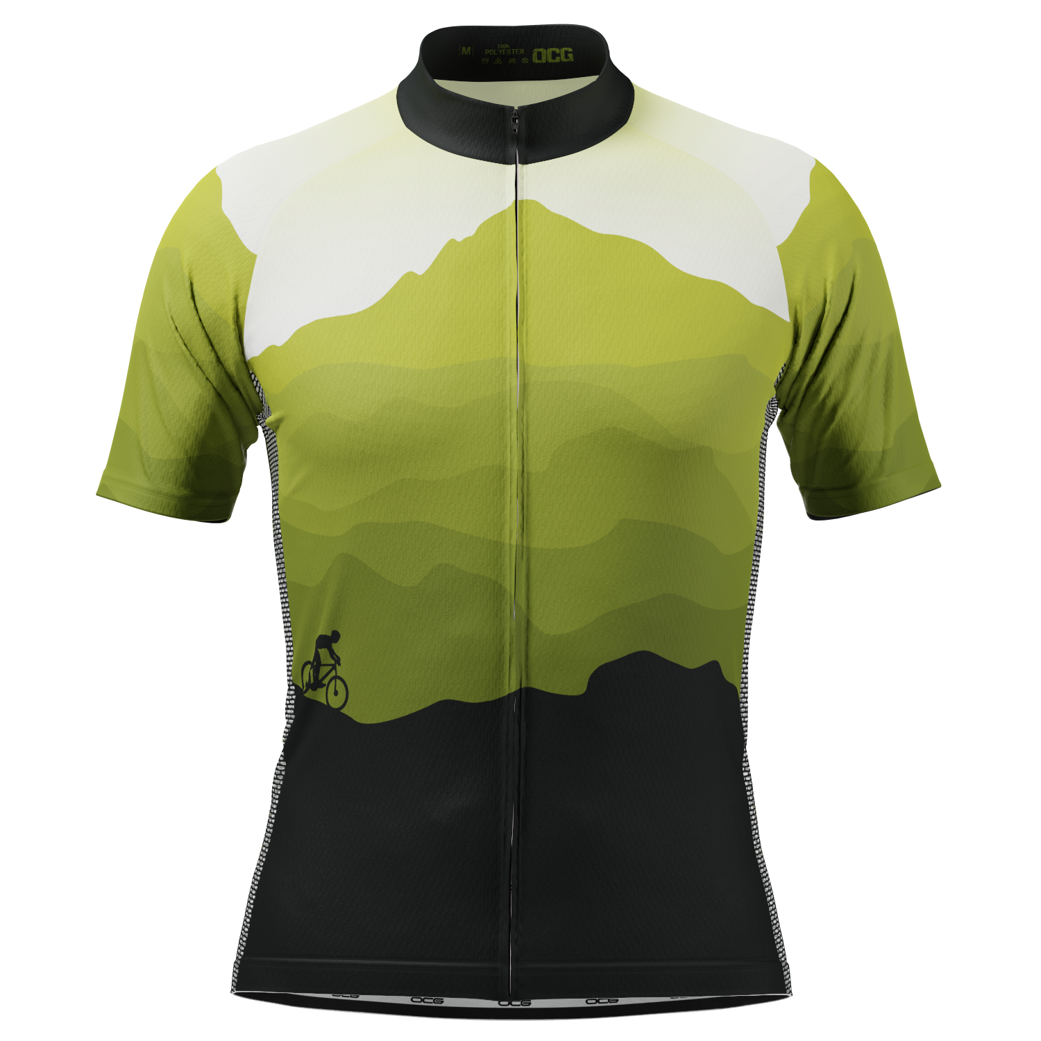 Men's Ride Free Sunset Short Sleeve Cycling Jersey