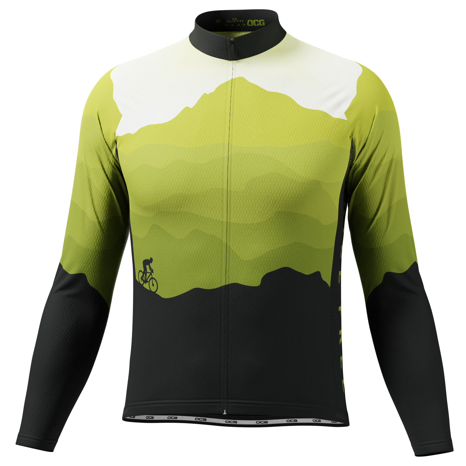 Men's Ride Free Sunset Long Sleeve Cycling Jersey