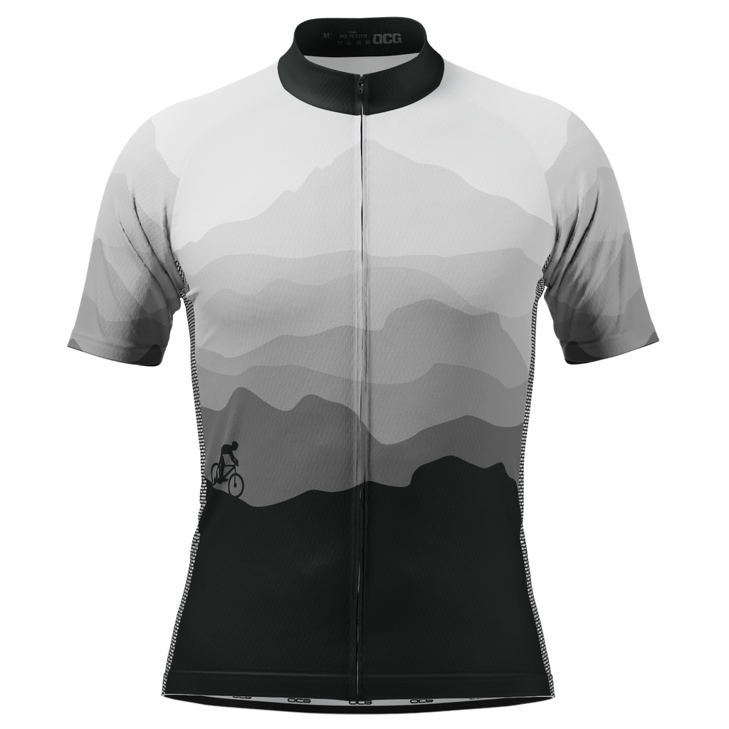 Men's Ride Free Sunset Short Sleeve Cycling Jersey