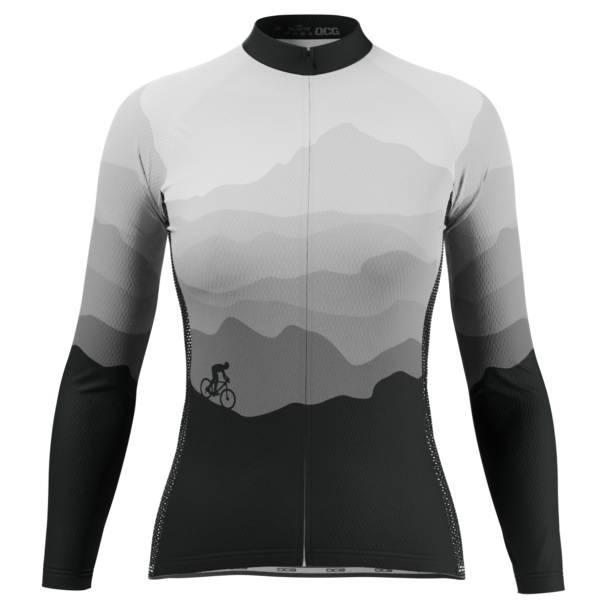 Women's Ride Free Sunset Long Sleeve Cycling Jersey