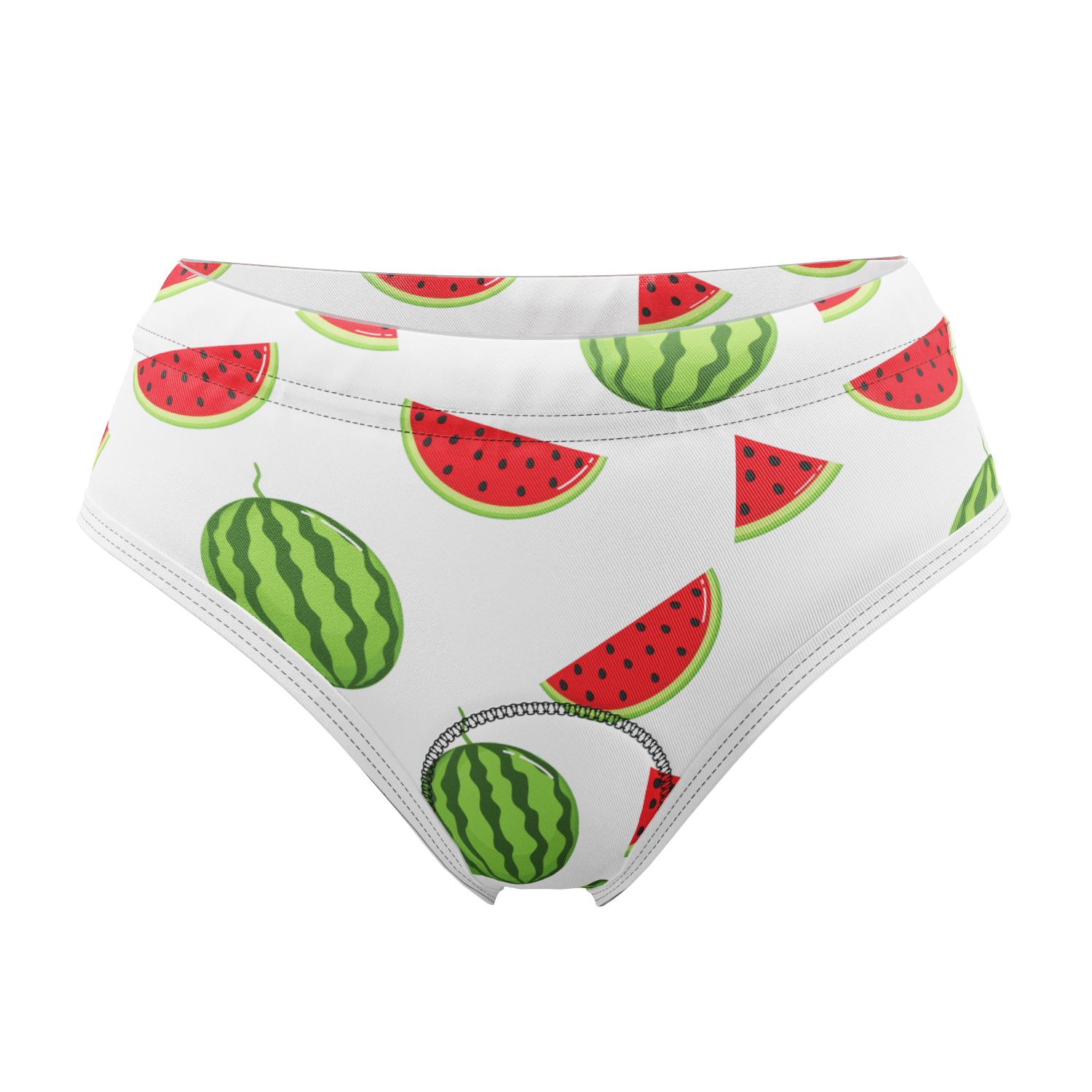Women's Watermelon Gel Padded Cycling Underwear-Briefs
