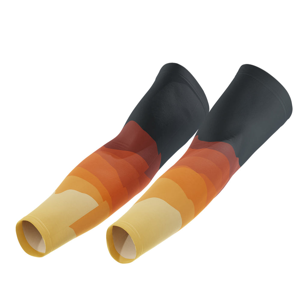 Men's Ride Free Sunset Quick Dry Cycling Arm-Warmers