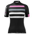 Women's Four Stripes Short Sleeve Cycling Jersey