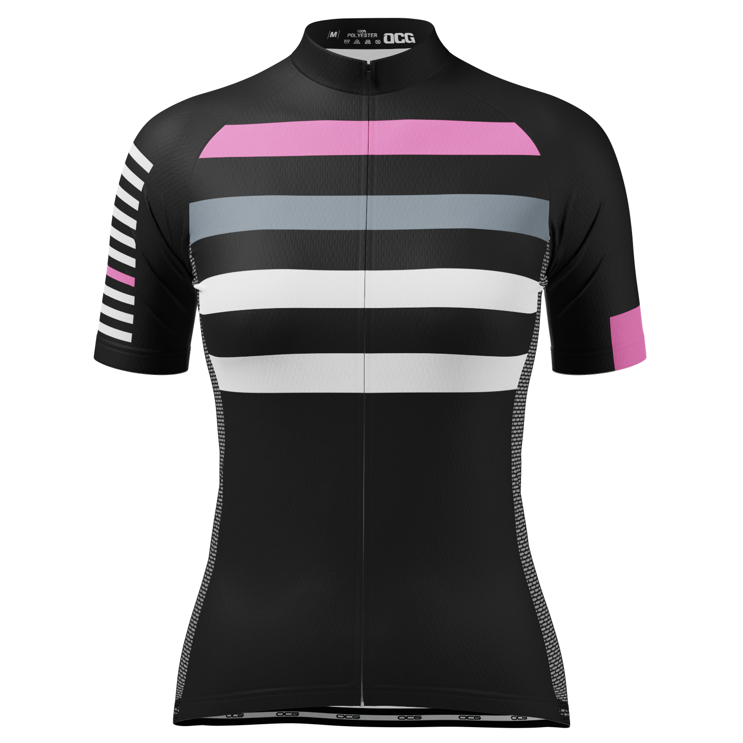 Women's Four Stripes Short Sleeve Cycling Jersey