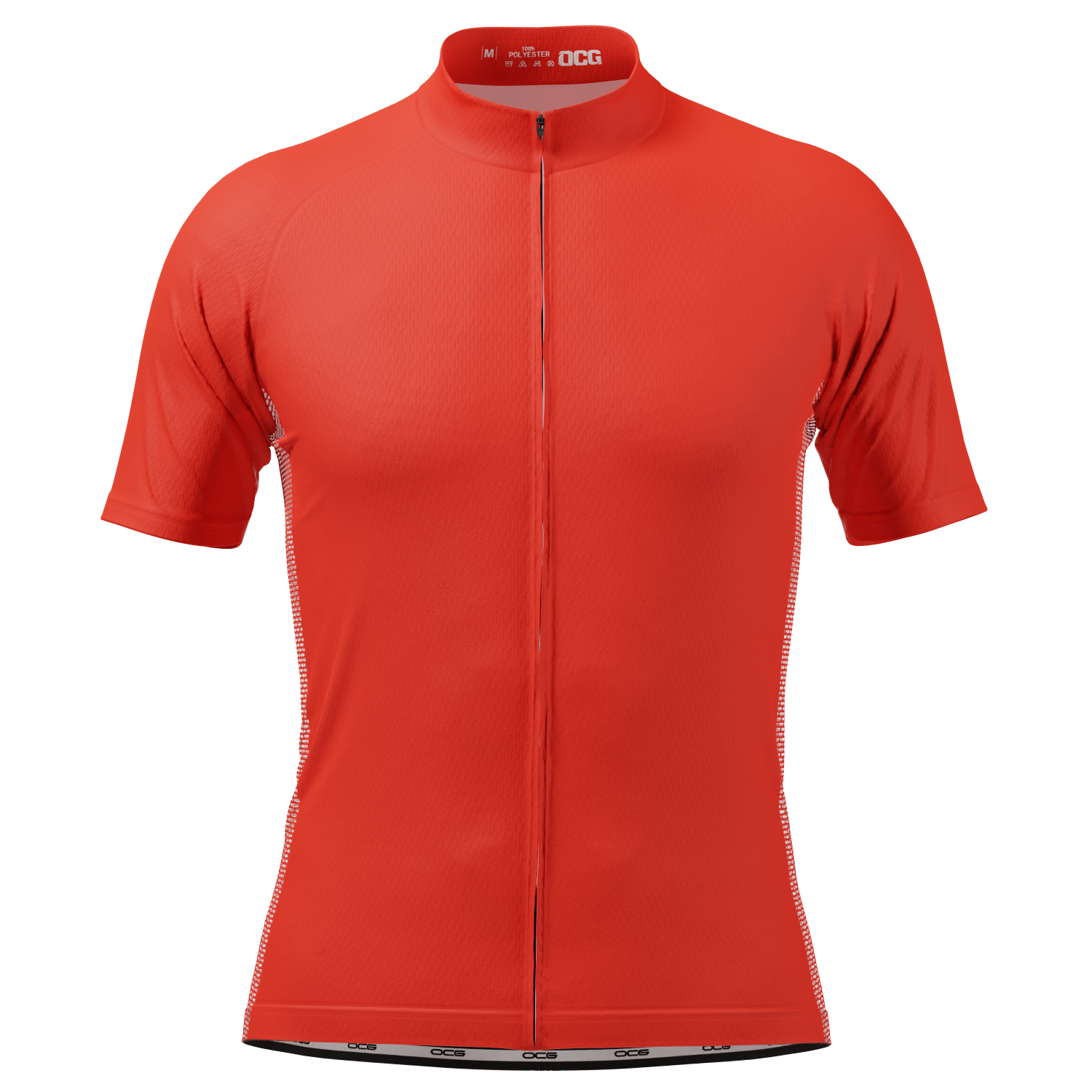 Men's OCG Plain Color Block Short Sleeve Cycling Jersey