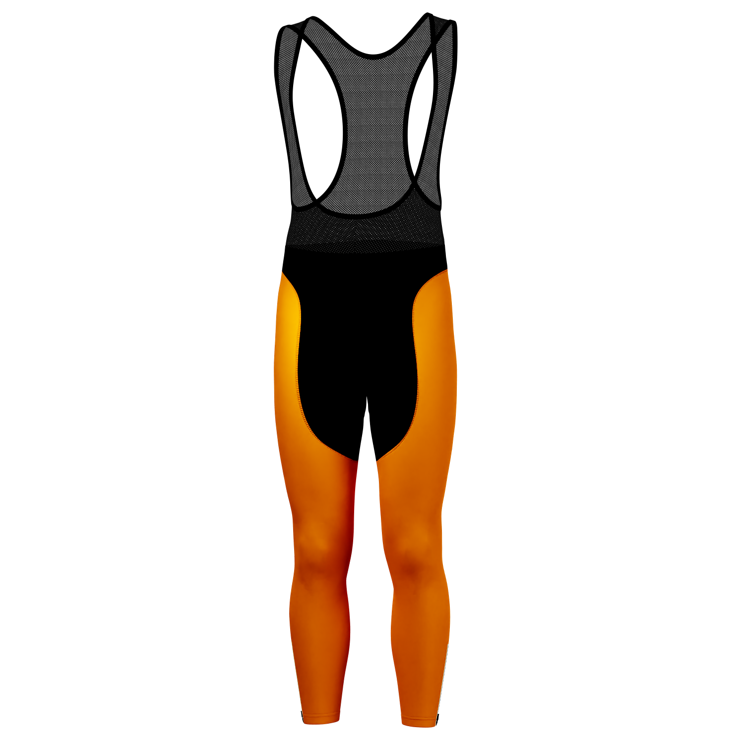 Men's Basic Colors Neon Gel Padded Cycling Bib-Tights