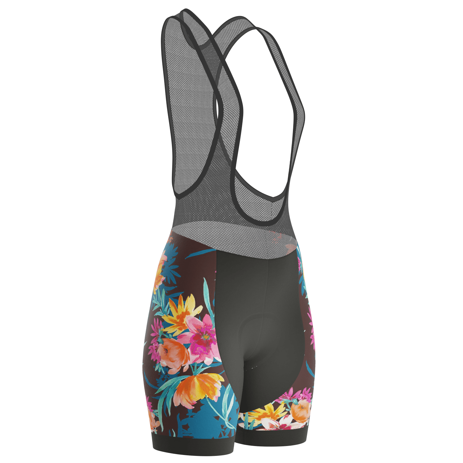 Women's Tropical Bloom Gel Padded Cycling Bib