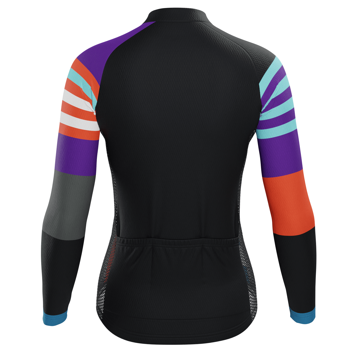 Women's Winter Stripes Long Sleeve Cycling Jersey