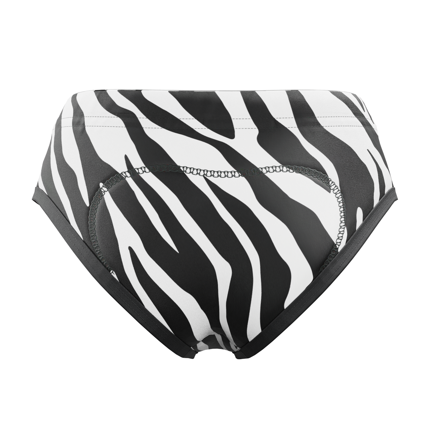 Women's Zebra Gel Padded Cycling Underwear-Briefs