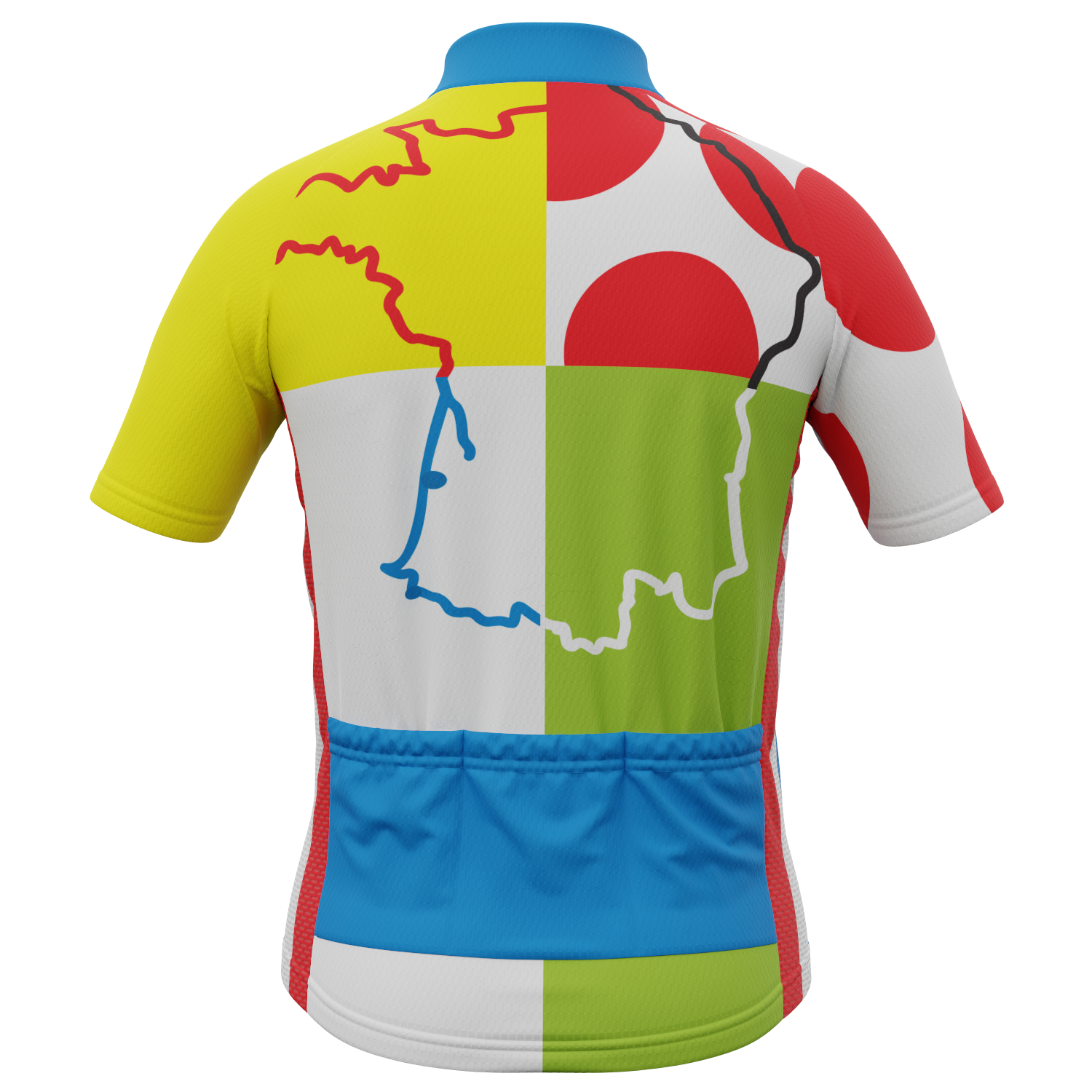 Kid's Tour de France Leaders KOM Sprinters Short Sleeve Cycling Jersey