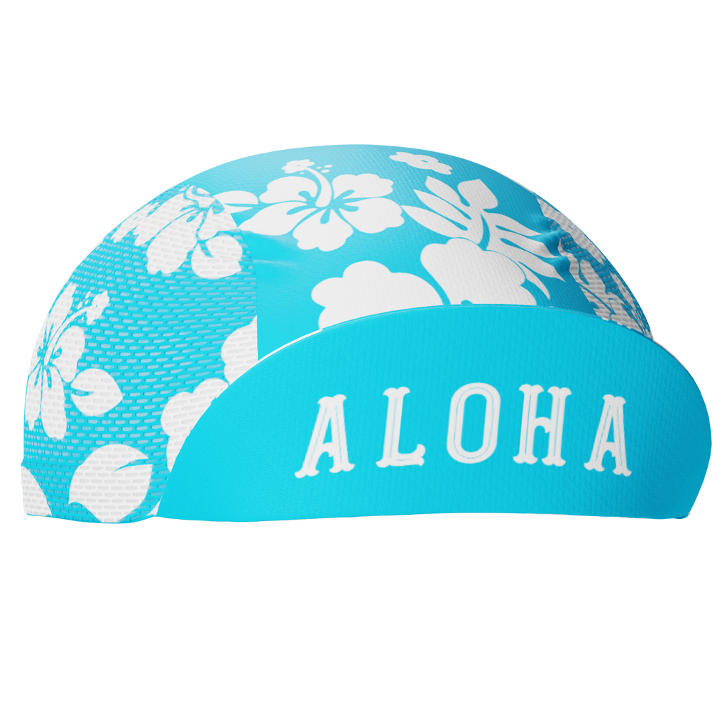Unisex Hawaiian Aloha Floral Quick Dry Cycling Cap