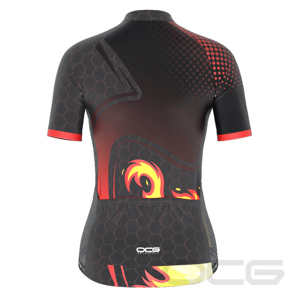 Women's On Fire Series 1 Short Sleeve Cycling Jersey