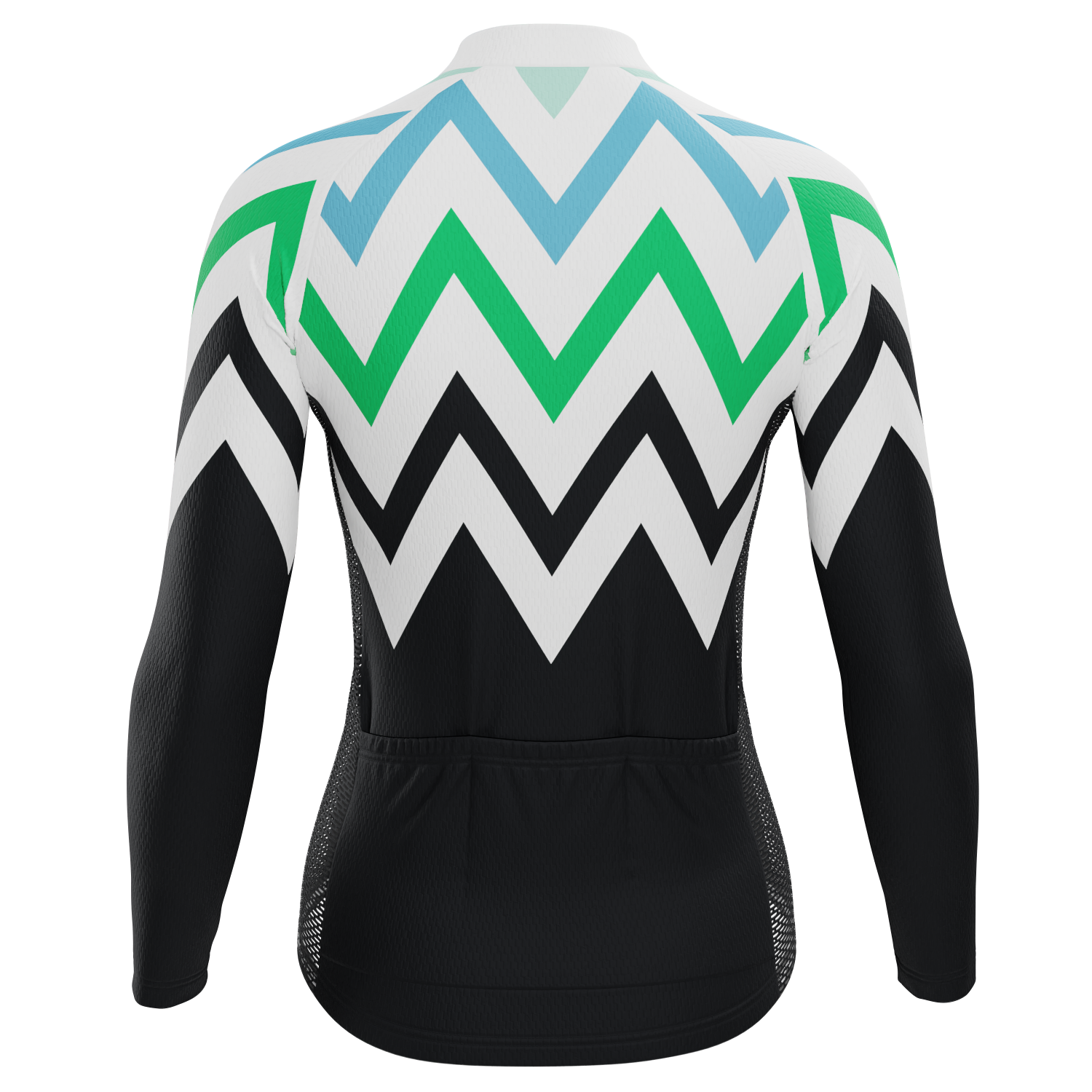 Women's Zigzag Mountain Long Sleeve Cycling Jersey