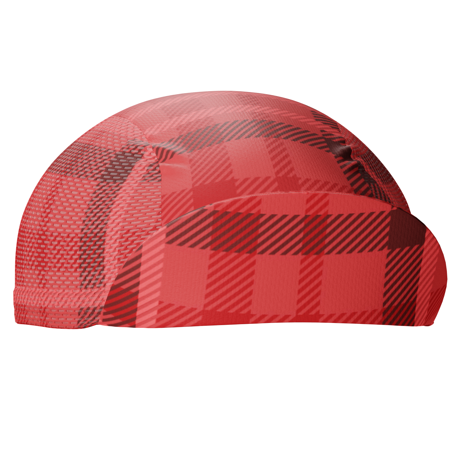 Unisex Plaid Tartan Pattern Quick Dry Cycling Cap