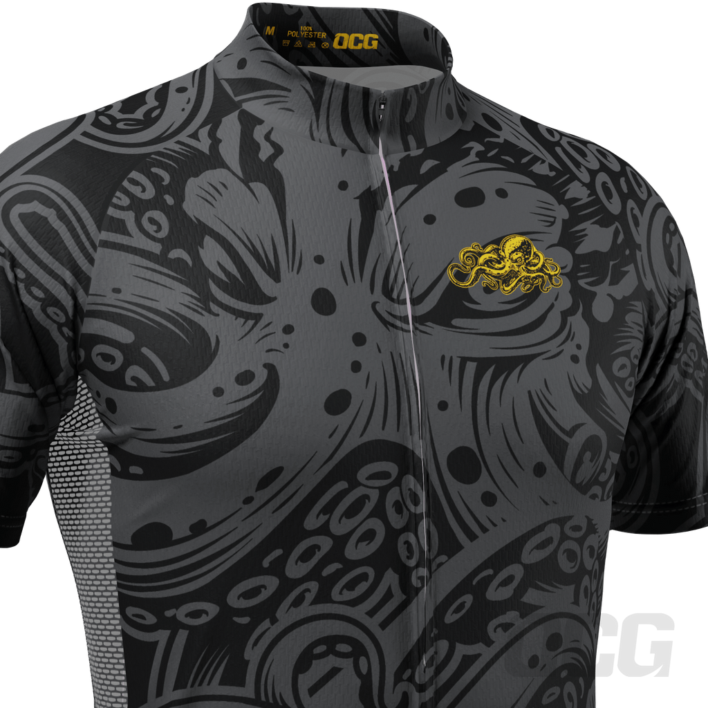 Men's The Ink Octopus Short Sleeve Cycling Jersey