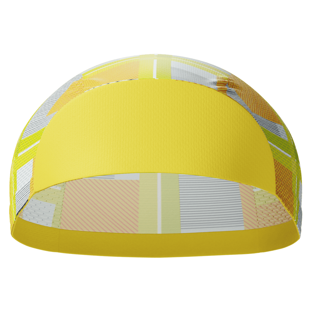 Unisex Criss-Crossed Tartan Quick Dry Cycling Cap