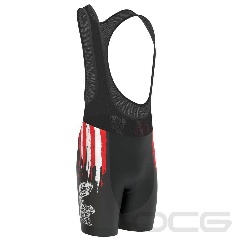 Men's Honor the Fallen Gel Padded Cycling Bib