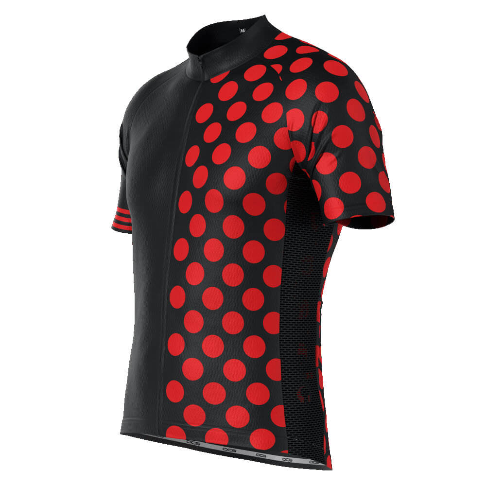 Men's Tour de France King of The Mountain Short Sleeve Cycling Jersey