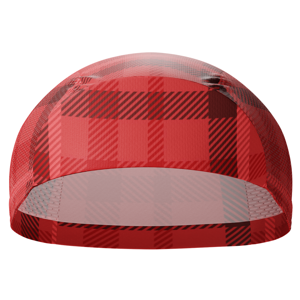 Unisex Plaid Tartan Pattern Quick Dry Cycling Cap